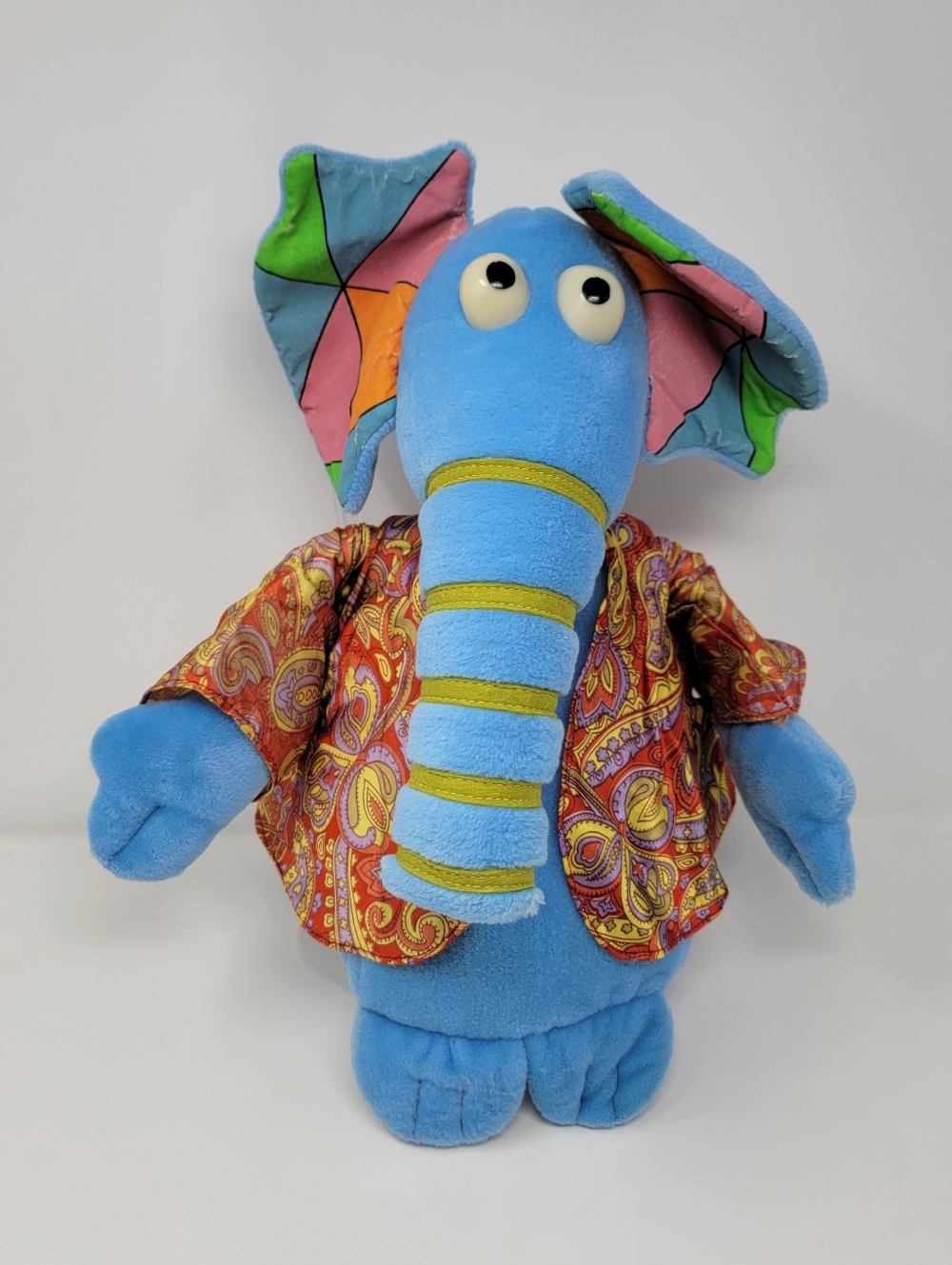 *RARE* VINTAGE 1981 The Great Space Coaster 12" EDISON the Elephant Plush- AmToy